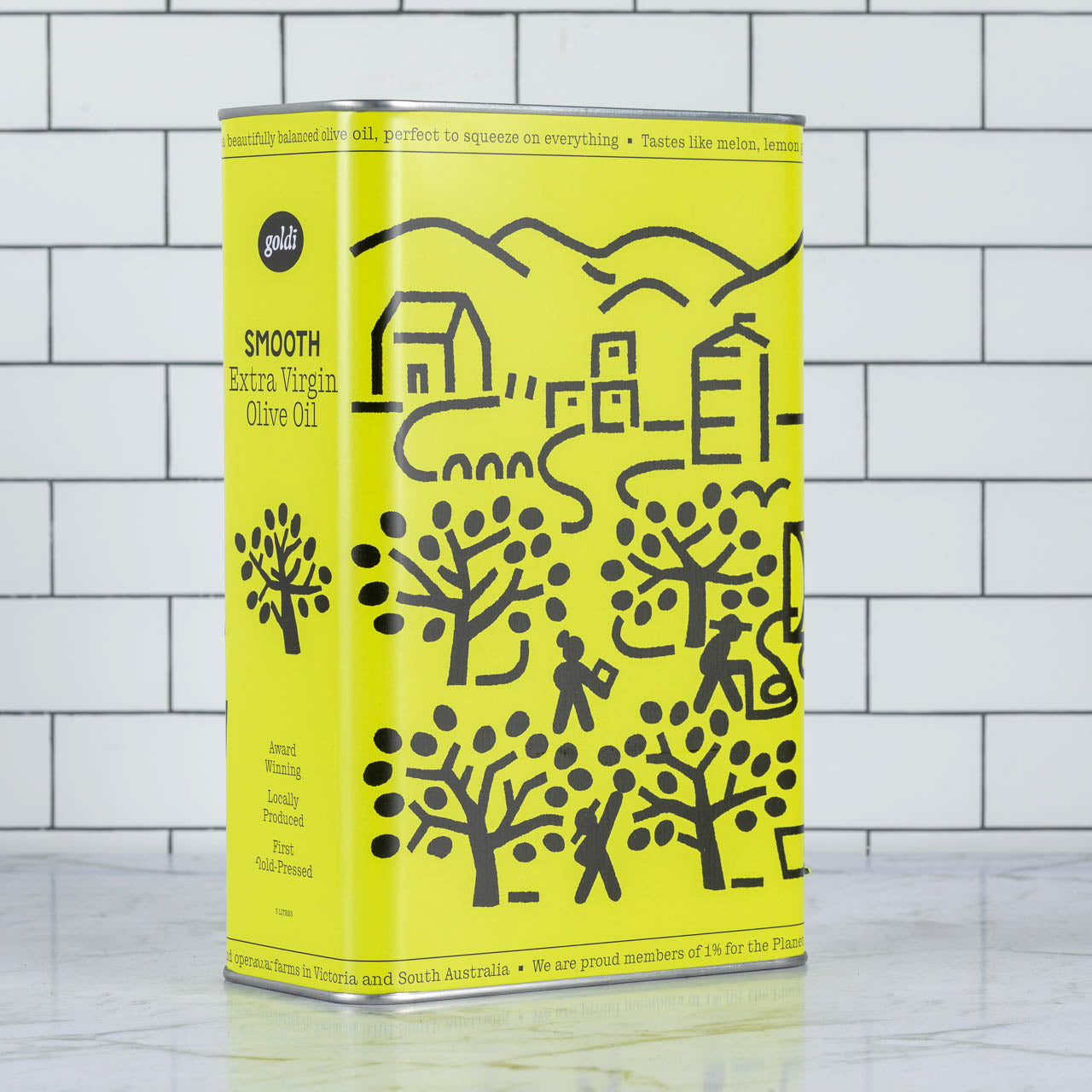 Goldi Smooth Extra Virgin Olive Oil 3L