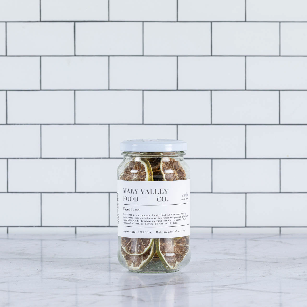 Mary Valley Food Co Dried Lime 50g