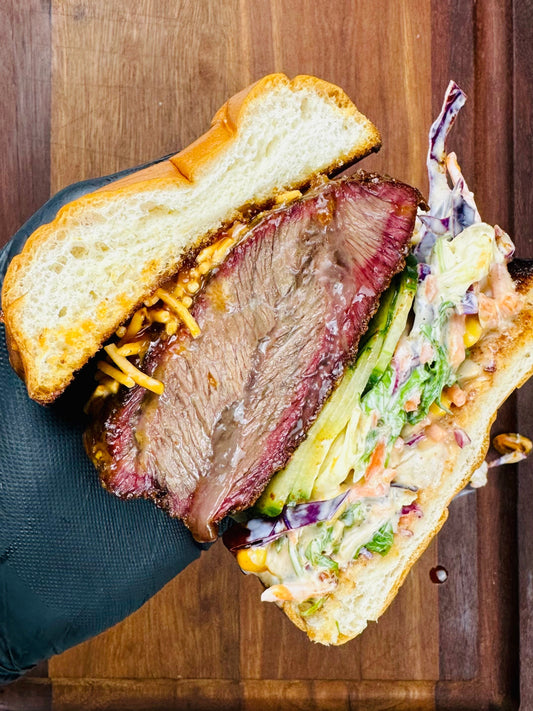 Smoked Beef Cheek Crack Burger