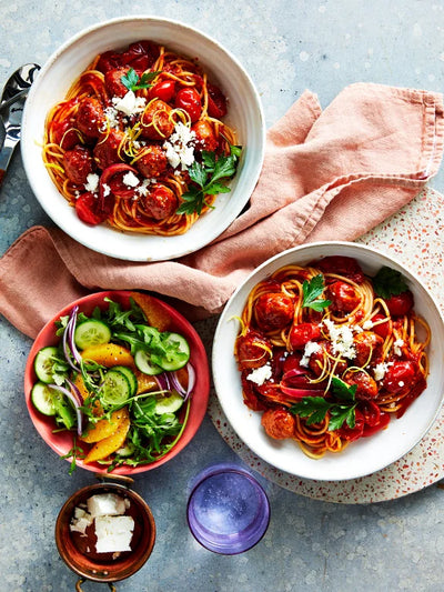 Moroccan Style Lamb Sausage Pasta