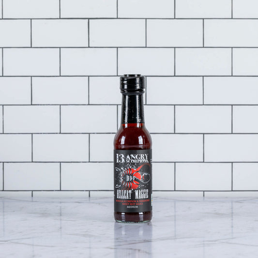 13 Angry Scorpions Hellcat Maggie Sauce 150ml – Medium