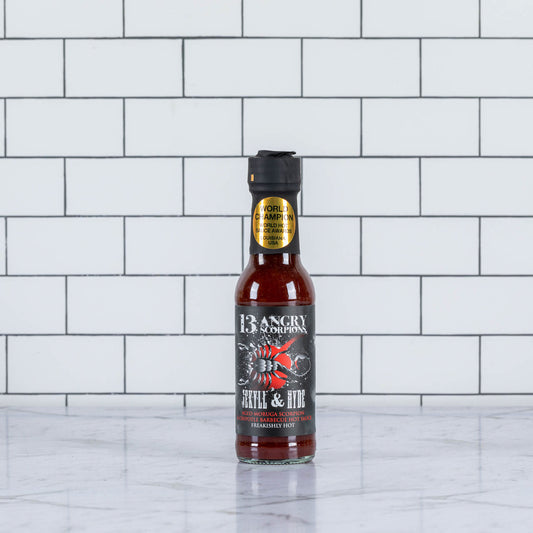 13 Angry Scorpions Jekyll and Hyde Sauce 150ml – Freakishly Hot