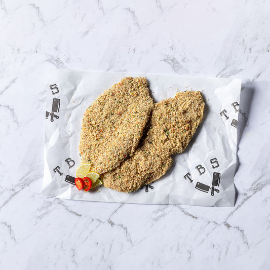 Chicken Schnitzel Herb and Garlic