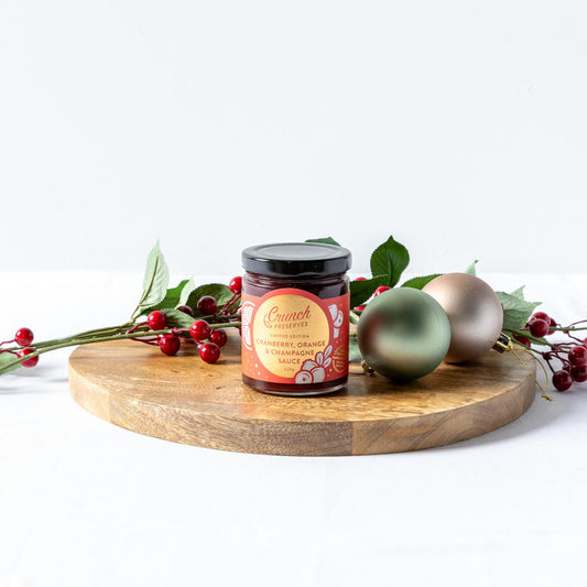 Crunch Preserves - Cranberry Orange and Champagne Sauce