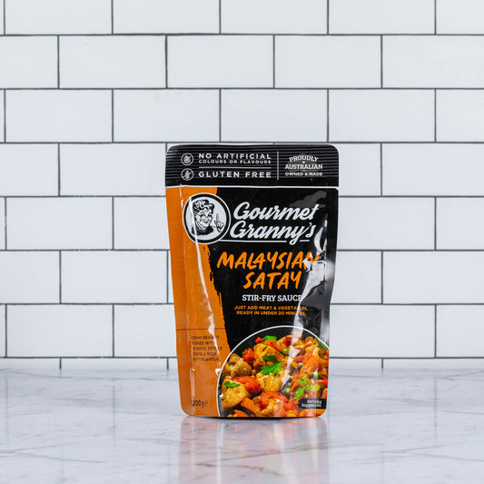 Gourmet Granny’s Malaysian Satay Stir Fry Sauce 200g