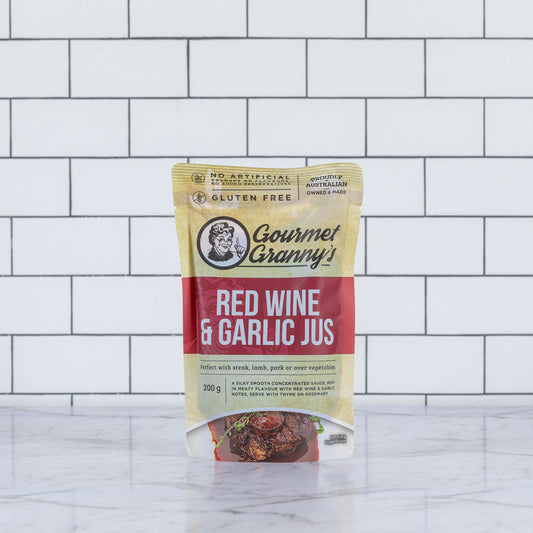 Gourmet Granny’s Red Wine Garlic Jus 200g