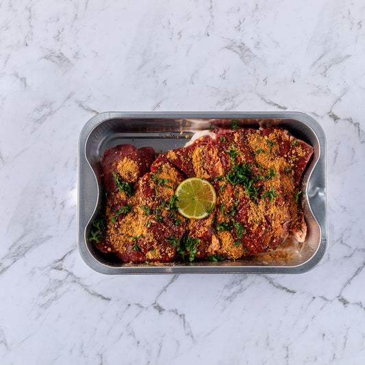 Lemon Oregano Butterflied Lamb Leg