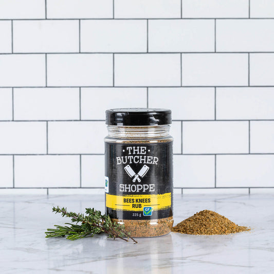 The Butcher Shoppe Bees Knees Rub 225g