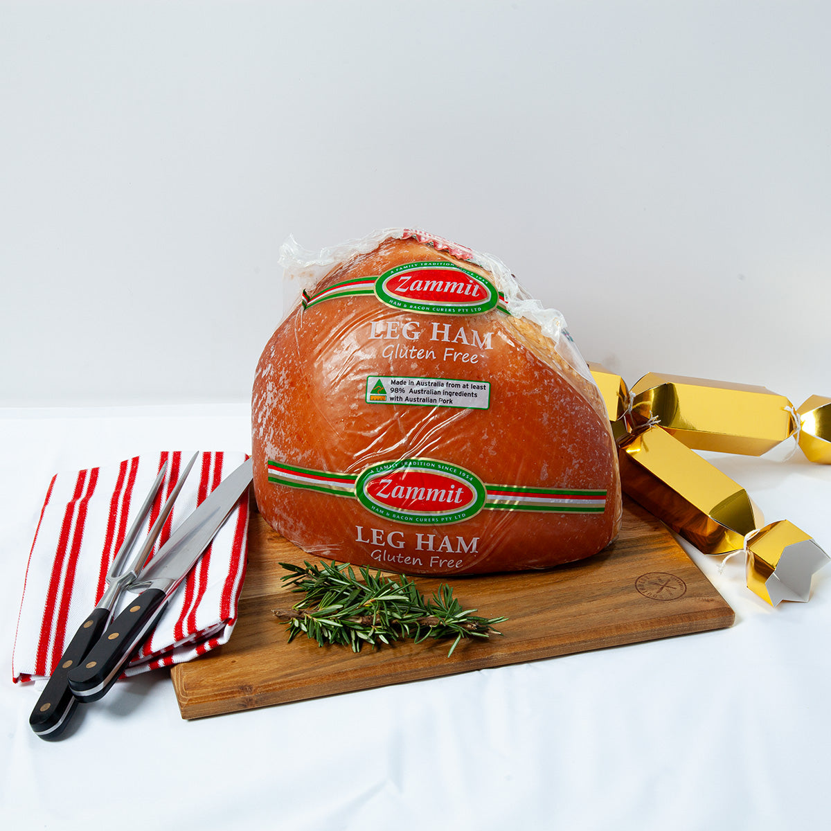 Zammit Boneless Double Smoked Christmas Leg Ham