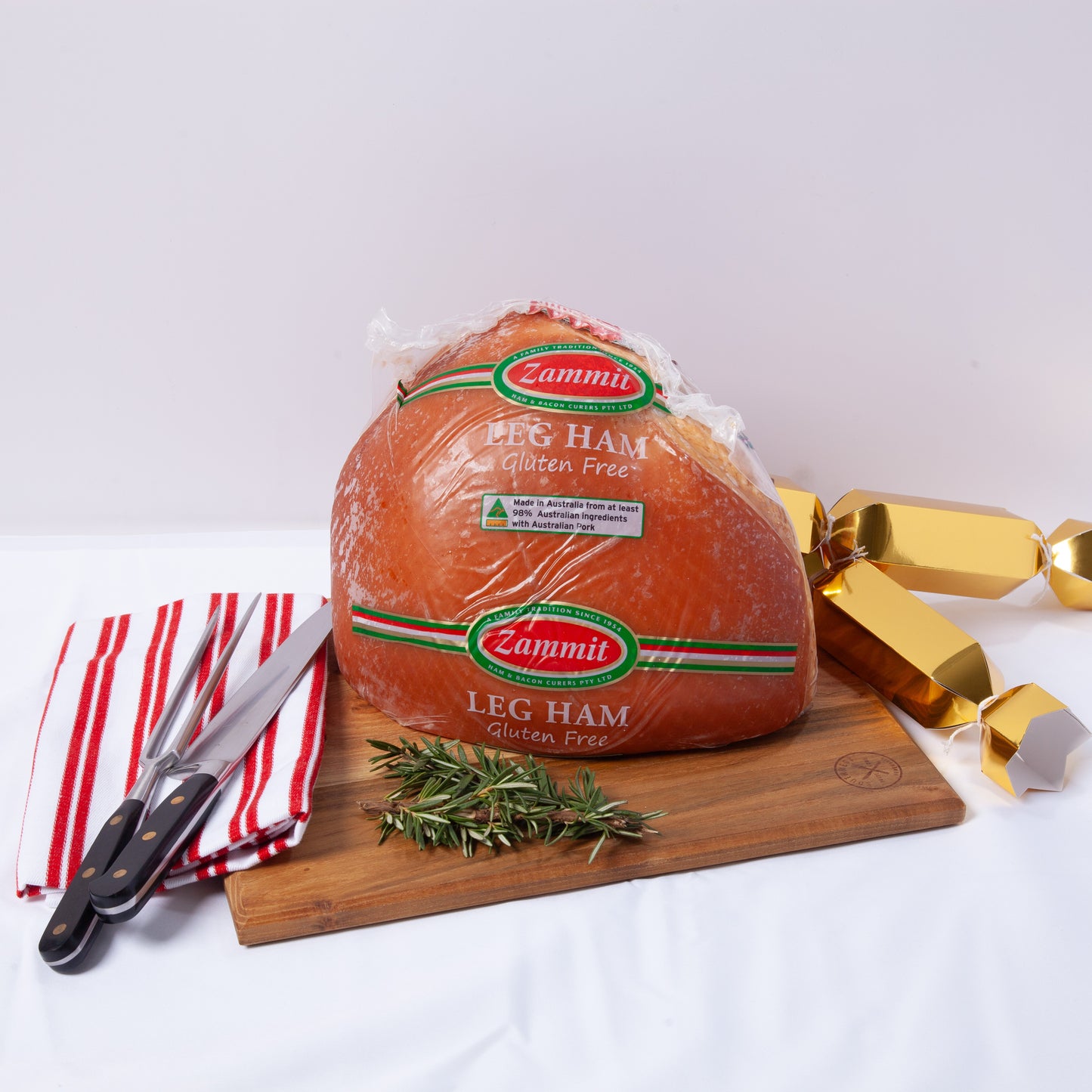 Zammit Boneless Double Smoked Christmas Leg Ham